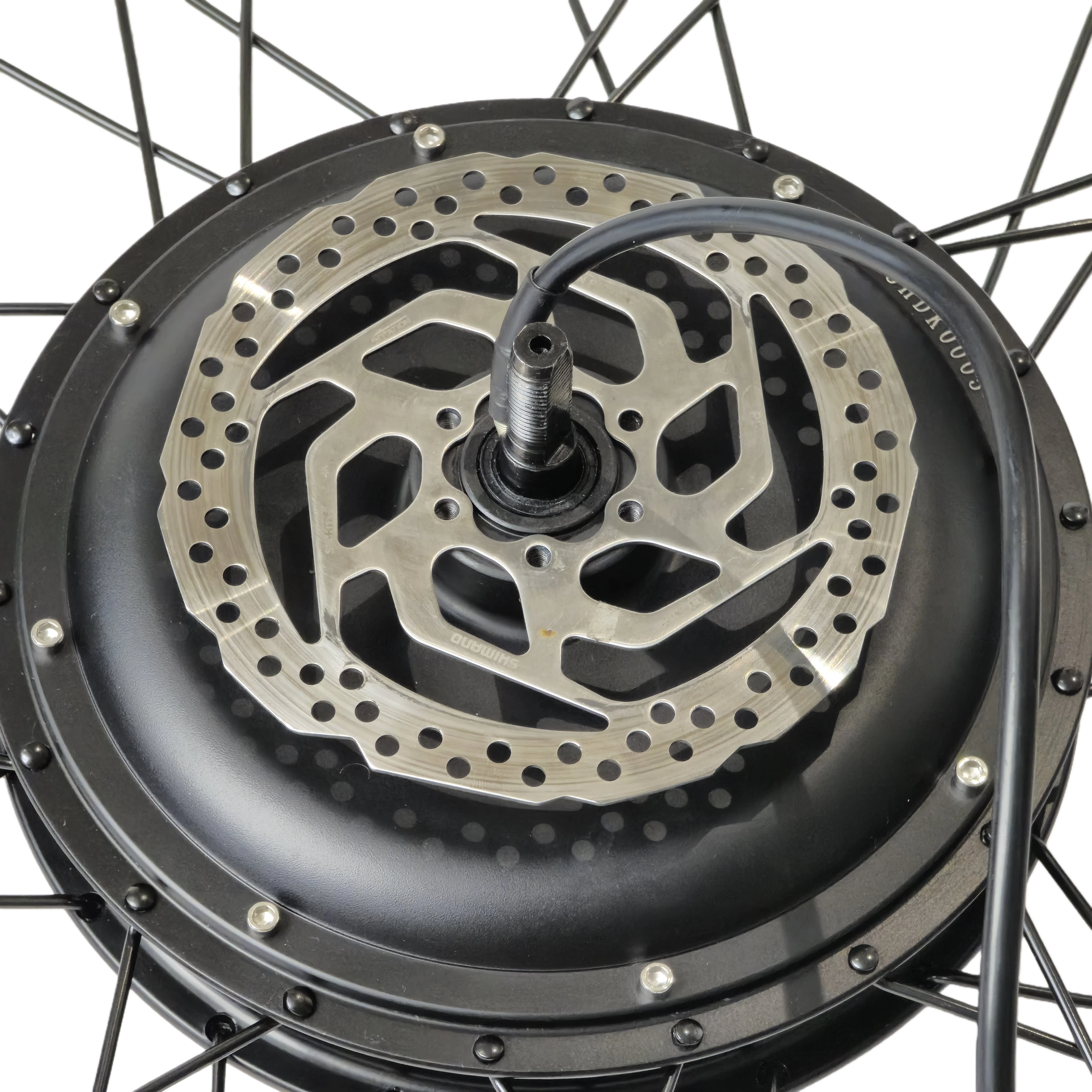 Bromsskivan monterad