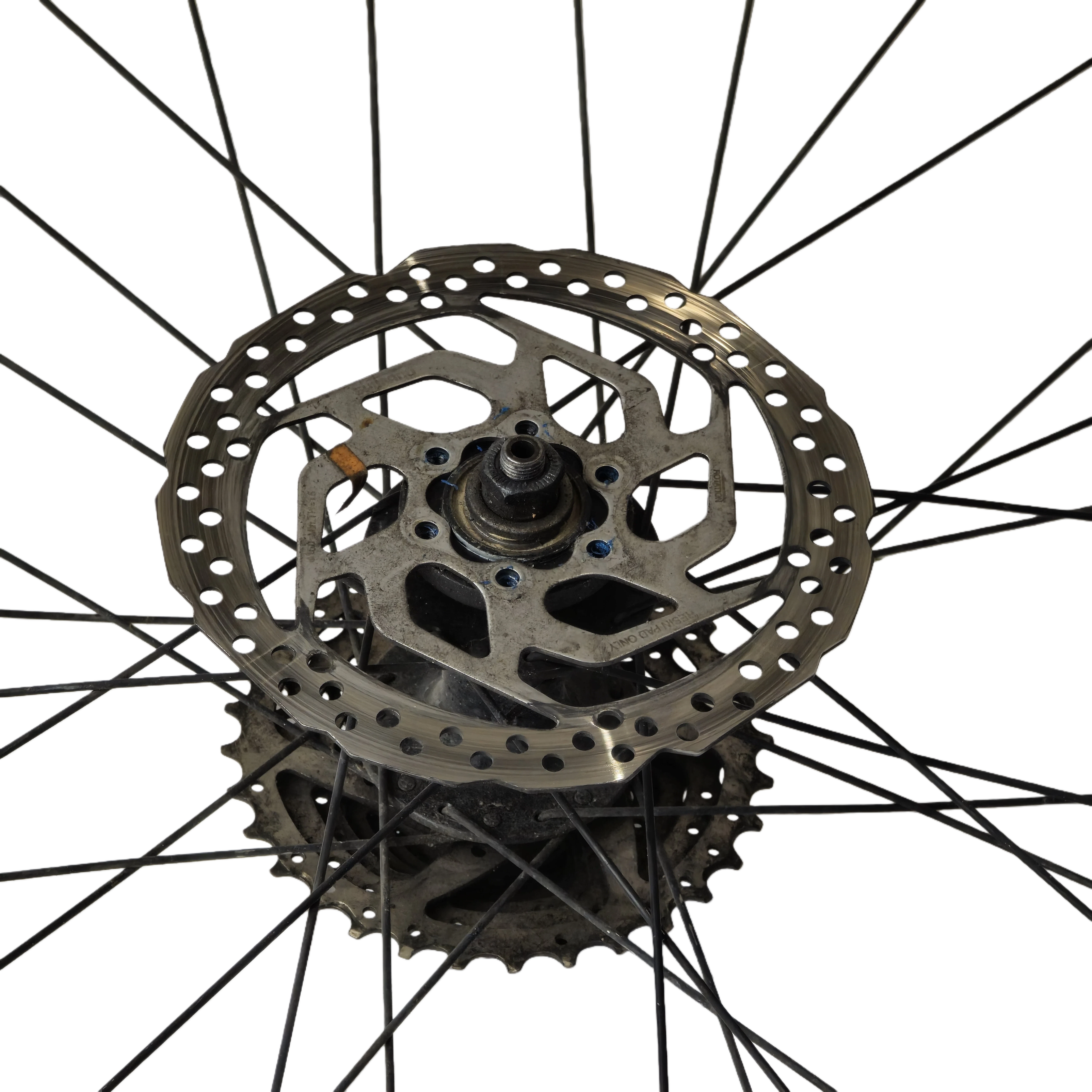 Remove the brake disc screws