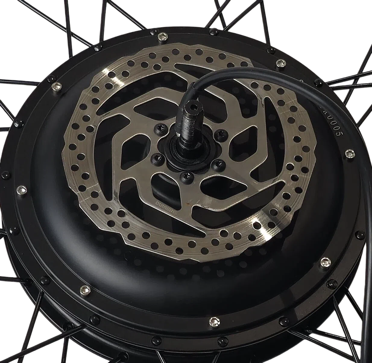 Fasten the brake disc