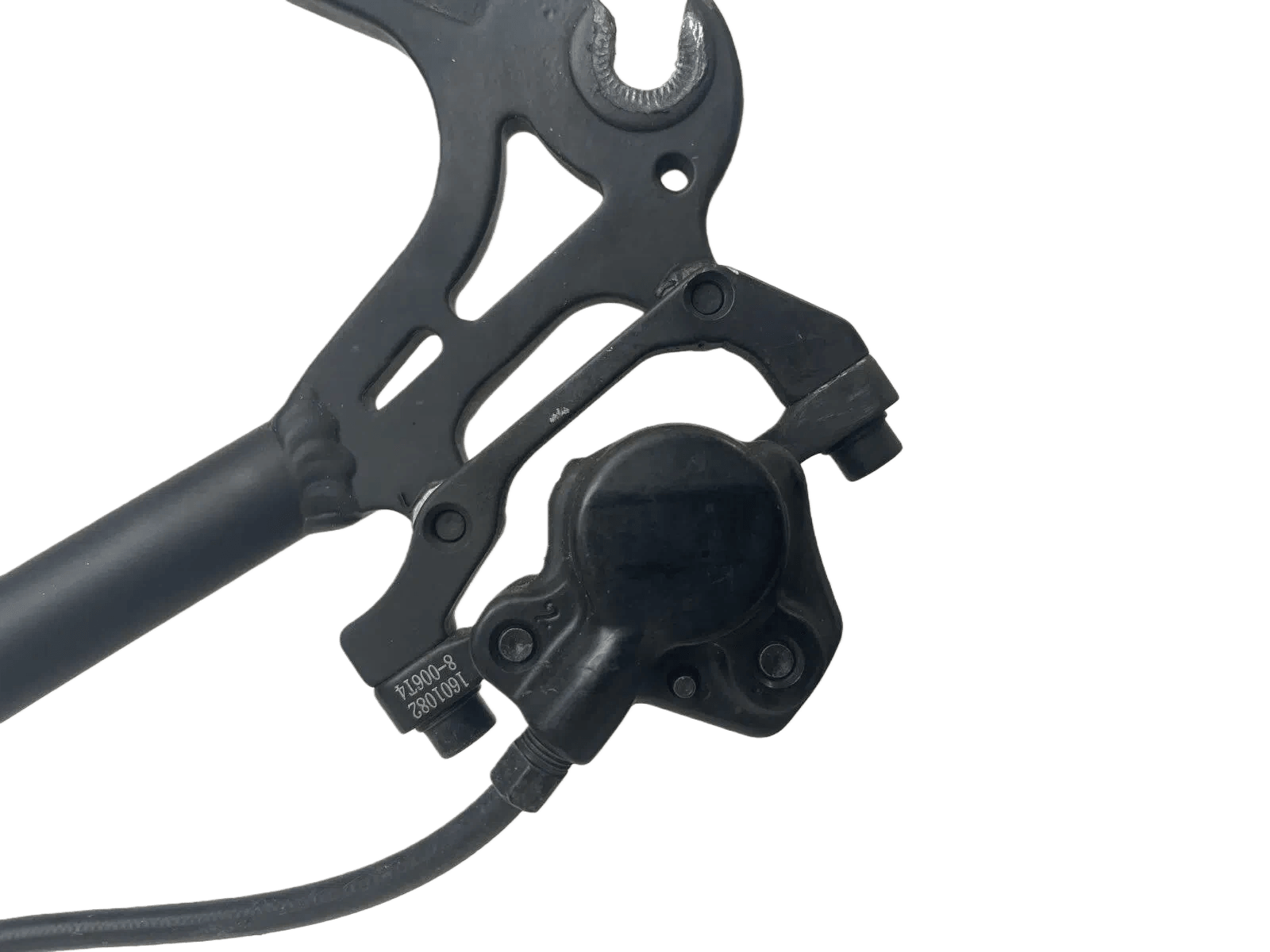 Loosen the brake caliper screws