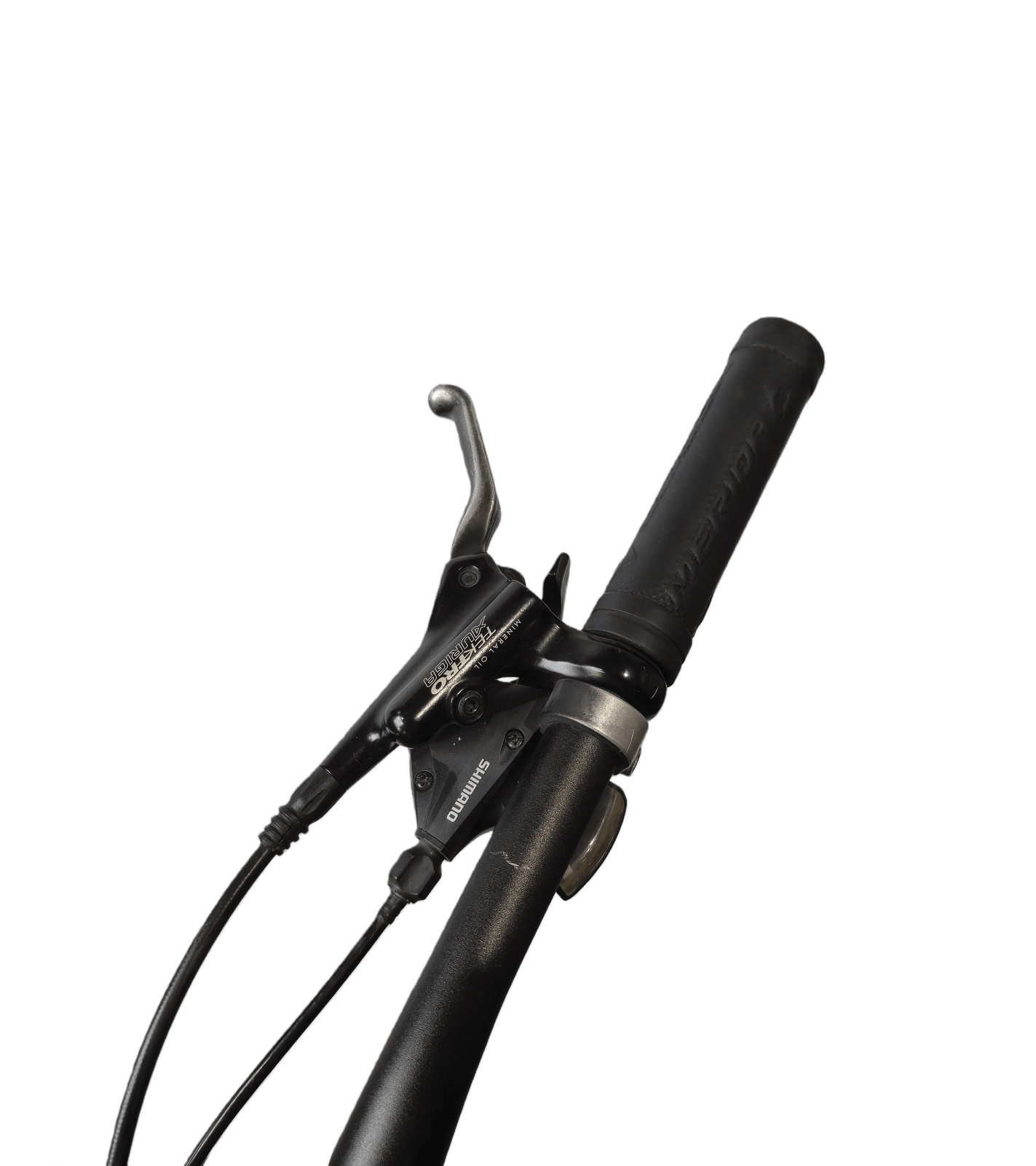 Right side of the handlebar
